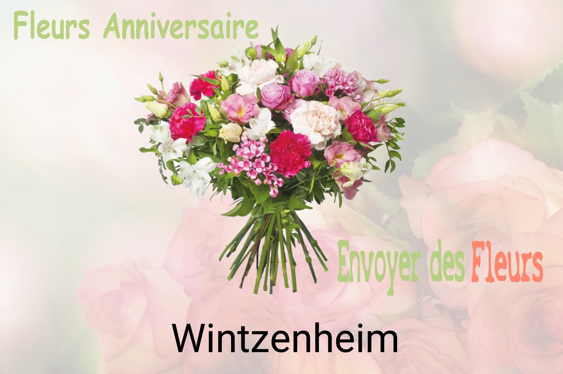 Bouquet de fleurs d’anniversaire livré à Wintzenheim