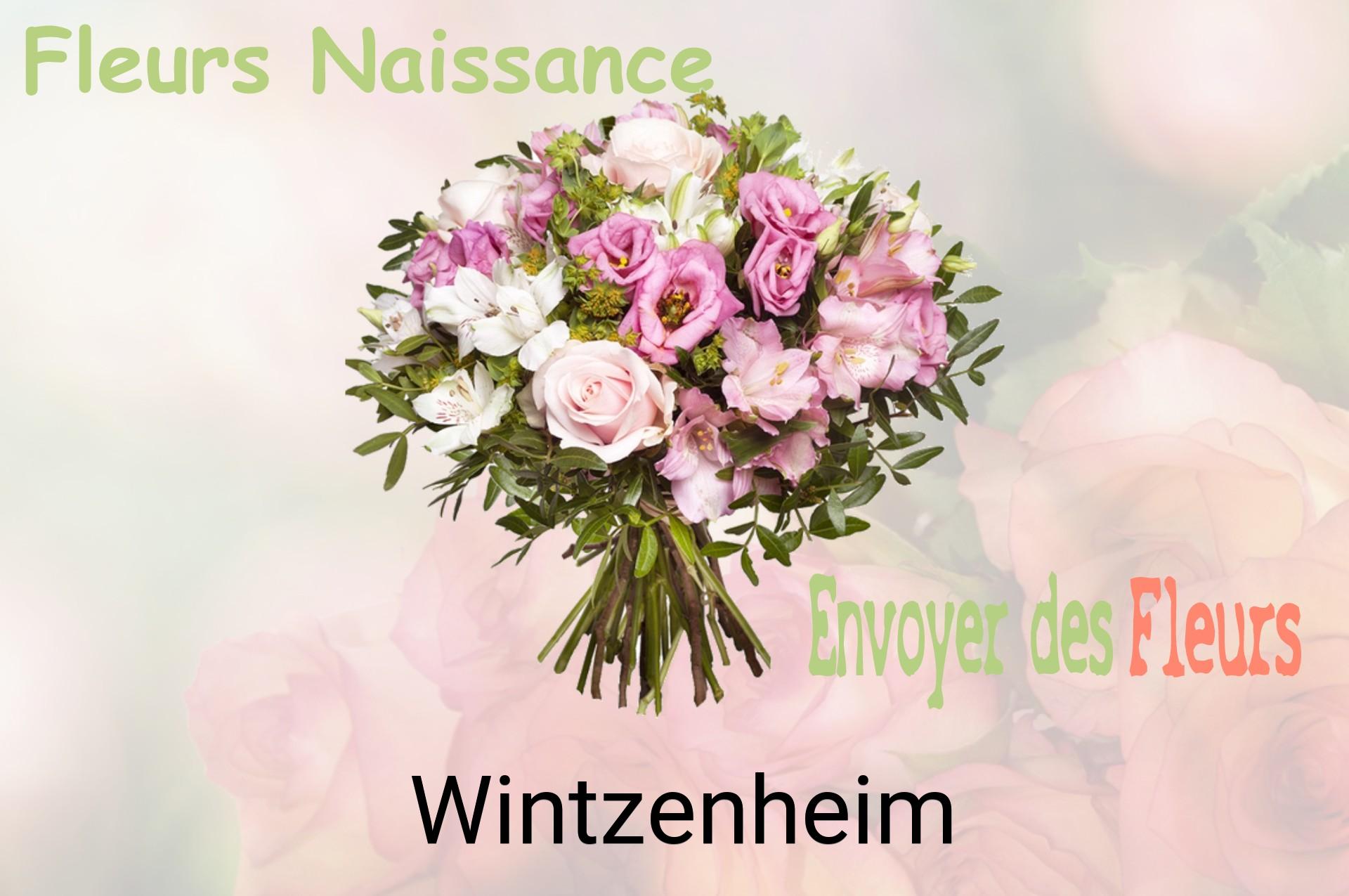 Bouquet de fleurs de naissance livré à Wintzenheim